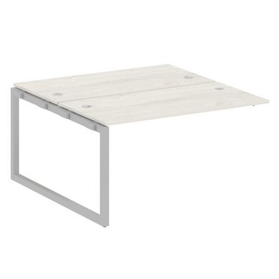 Metal System Quattro 5x5 50БО.ПРС-СП-2.3 (Дуб наварра/Серый) Проходной наборный элемент рабочей станции на О-образном м/к