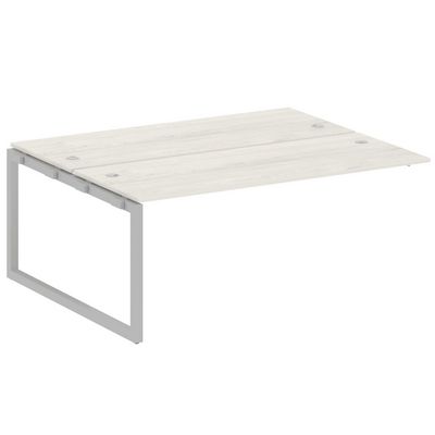 Metal System Quattro 5x5 50БО.ПРС-СП-2.5 (Дуб наварра/Серый) Проходной наборный элемент рабочей станции на О-образном м/к