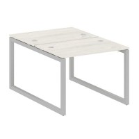 Metal System Quattro 5x5 50БО.РАС-СП-2.1 (Дуб наварра/Серый) Рабочая станция на О-образном м/к