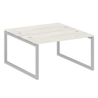 Metal System Quattro 5x5 50БО.РАС-СП-2.3 (Дуб наварра/Серый) Рабочая станция на О-образном м/к