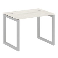 Metal System Quattro 5x5 50БО.СП-1 (Дуб наварра/Серый) Стол письменный на О-образном м/к