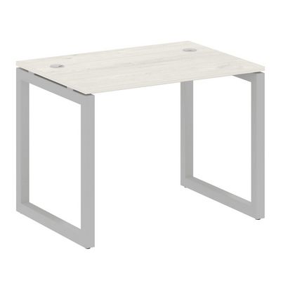 Metal System Quattro 5x5 50БО.СП-1 (Дуб наварра/Серый) Стол письменный на О-образном м/к