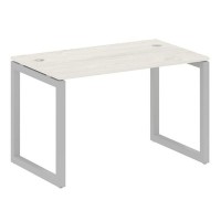 Metal System Quattro 5x5 50БО.СП-2 (Дуб наварра/Серый) Стол письменный на О-образном м/к