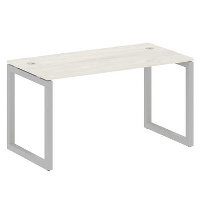 Metal System Quattro 5x5 50БО.СП-3 (Дуб наварра/Серый) Стол письменный на О-образном м/к