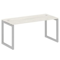 Metal System Quattro 5x5 50БО.СП-4 (Дуб наварра/Серый) Стол письменный на О-образном м/к