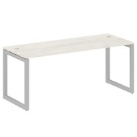 Metal System Quattro 5x5 50БО.СП-5 (Дуб наварра/Серый) Стол письменный на О-образном м/к