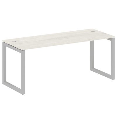 Metal System Quattro 5x5 50БО.СП-5 (Дуб наварра/Серый) Стол письменный на О-образном м/к