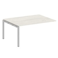 Metal System Quattro 5x5 50БП.ППРГ-4 (Дуб наварра/Серый) Проходной наборный элемент переговорного стола на П-образном м/к