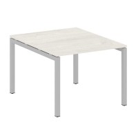 Metal System Quattro 5x5 50БП.ПРГ-1.1 (Дуб наварра/Серый) Переговорный стол на П-образном м/к