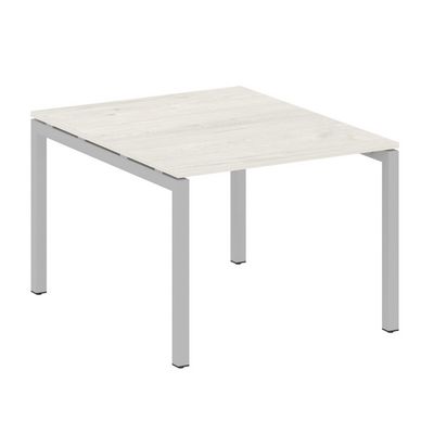 Metal System Quattro 5x5 50БП.ПРГ-1.1 (Дуб наварра/Серый) Переговорный стол на П-образном м/к