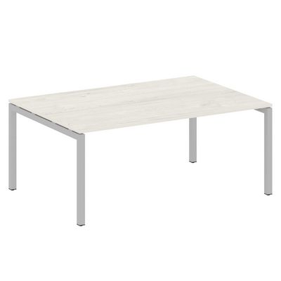 Metal System Quattro 5x5 50БП.ПРГ-1.5 (Дуб наварра/Серый) Переговорный стол на П-образном м/к