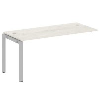 Metal System Quattro 5x5 50БП.ПРС-СП-1.4 (Дуб наварра/Серый) Проходной наборный элемент рабочей станции на П-образном м/к