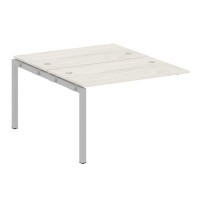 Metal System Quattro 5x5 50БП.ПРС-СП-2.2 (Дуб наварра/Серый) Проходной наборный элемент рабочей станции на П-образном м/к