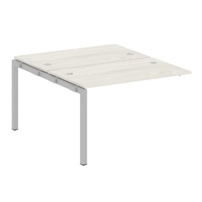 Metal System Quattro 5x5 50БП.ПРС-СП-2.2 (Дуб наварра/Серый) Проходной наборный элемент рабочей станции на П-образном м/к