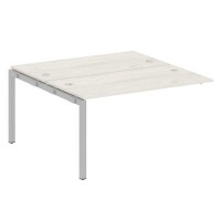 Metal System Quattro 5x5 50БП.ПРС-СП-2.3 (Дуб наварра/Серый) Проходной наборный элемент рабочей станции на П-образном м/к