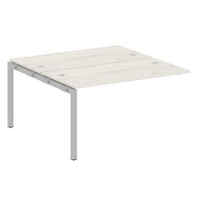 Metal System Quattro 5x5 50БП.ПРС-СП-2.3 (Дуб наварра/Серый) Проходной наборный элемент рабочей станции на П-образном м/к