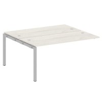 Metal System Quattro 5x5 50БП.ПРС-СП-2.4 (Дуб наварра/Серый) Проходной наборный элемент рабочей станции на П-образном м/к