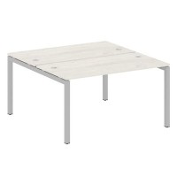 Metal System Quattro 5x5 50БП.РАС-СП-2.3 (Дуб наварра/Серый) Рабочая станция на П-образном м/к