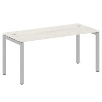 Metal System Quattro 5x5 50БП.СП-4 (Дуб наварра/Серый) Стол письменный на П-образном м/к