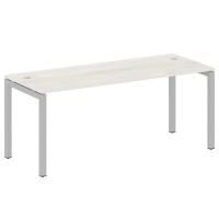 Metal System Quattro 5x5 50БП.СП-5 (Дуб наварра/Серый) Стол письменный на П-образном м/к