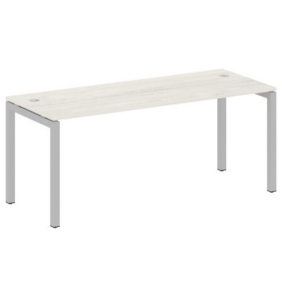 Metal System Quattro 5x5 50БП.СП-5 (Дуб наварра/Серый) Стол письменный на П-образном м/к