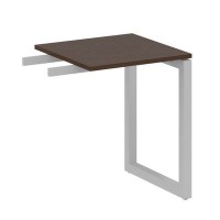 Metal System Quattro 5x5 50БО.ПР-1 (Венге цаво/Серый) Приставной элемент на О-образном м/к