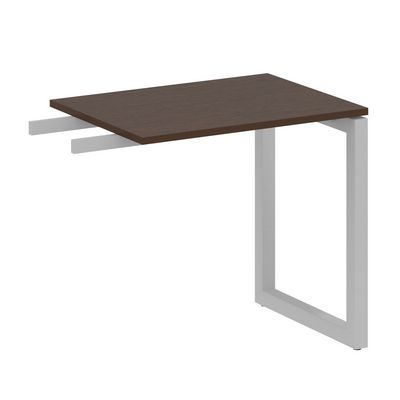 Metal System Quattro 5x5 50БО.ПР-2 (Венге цаво/Серый) Приставной элемент на О-образном м/к