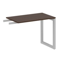 Metal System Quattro 5x5 50БО.ПР-3 (Венге цаво/Серый) Приставной элемент на О-образном м/к