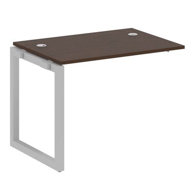 Metal System Quattro 5x5 50БО.ПРС-СП-1.1 (Венге цаво/Серый) Проходной наборный элемент рабочей станции на О-образном м/к