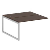 Metal System Quattro 5x5 50БО.ПРС-СП-2.3 (Венге цаво/Серый) Проходной наборный элемент рабочей станции на О-образном м/к