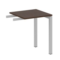 Metal System Quattro 5x5 50БП.ПР-1 (Венге цаво/Серый) Приставной элемент на П-образном м/к