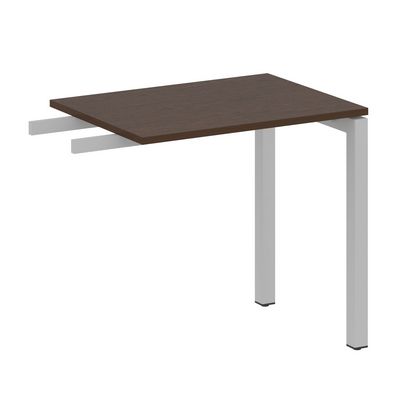 Metal System Quattro 5x5 50БП.ПР-2 (Венге цаво/Серый) Приставной элемент на П-образном м/к