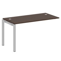 Metal System Quattro 5x5 50БП.ПРС-СП-1.3 (Венге цаво/Серый) Проходной наборный элемент рабочей станции на П-образном м/к