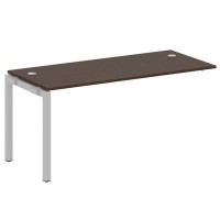 Metal System Quattro 5x5 50БП.ПРС-СП-1.4 (Венге цаво/Серый) Проходной наборный элемент рабочей станции на П-образном м/к