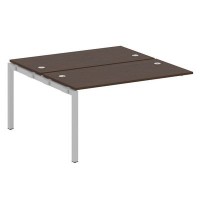 Metal System Quattro 5x5 50БП.ПРС-СП-2.3 (Венге цаво/Серый) Проходной наборный элемент рабочей станции на П-образном м/к