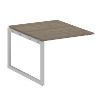 Metal System Quattro 5x5 50БО.ППРГ-1 (Вяз благородный/Серый) Проходной наборный элемент переговорного стола на О-образном м/к