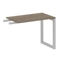 Metal System Quattro 5x5 50БО.ПР-3 (Вяз благородный/Серый) Приставной элемент на О-образном м/к