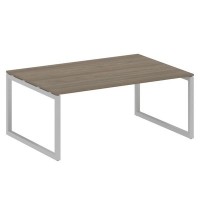 Metal System Quattro 5x5 50БО.ПРГ-1.5 (Вяз благородный/Серый) Переговорный стол на О-образном м/к