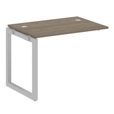 Metal System Quattro 5x5 50БО.ПРС-СП-1.1 (Вяз благородный/Серый) Проходной наборный элемент рабочей станции на О-образном м/к