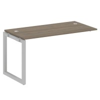 Metal System Quattro 5x5 50БО.ПРС-СП-1.3 (Вяз благородный/Серый) Проходной наборный элемент рабочей станции на О-образном м/к