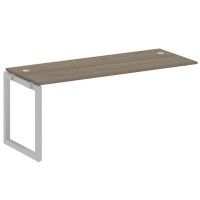 Metal System Quattro 5x5 50БО.ПРС-СП-1.5 (Вяз благородный/Серый) Проходной наборный элемент рабочей станции на О-образном м/к