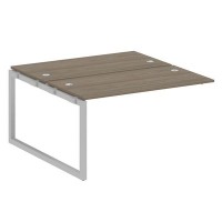 Metal System Quattro 5x5 50БО.ПРС-СП-2.3 (Вяз благородный/Серый) Проходной наборный элемент рабочей станции на О-образном м/к