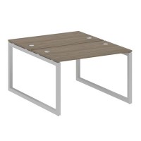 Metal System Quattro 5x5 50БО.РАС-СП-2.2 (Вяз благородный/Серый) Рабочая станция на О-образном м/к