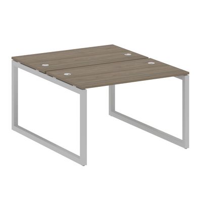 Metal System Quattro 5x5 50БО.РАС-СП-2.2 (Вяз благородный/Серый) Рабочая станция на О-образном м/к