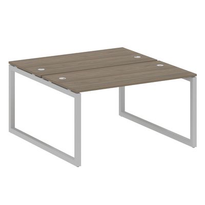 Metal System Quattro 5x5 50БО.РАС-СП-2.3 (Вяз благородный/Серый) Рабочая станция на О-образном м/к