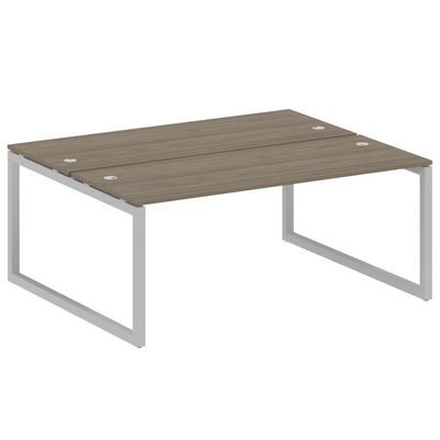 Metal System Quattro 5x5 50БО.РАС-СП-2.5 (Вяз благородный/Серый) Рабочая станция на О-образном м/к