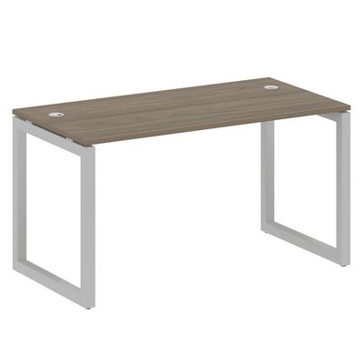 Metal System Quattro 5x5 50БО.СП-3 (Вяз благородный/Серый) Стол письменный на О-образном м/к