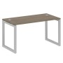 Metal System Quattro 5x5 50БО.СП-3 (Вяз благородный/Серый) Стол письменный на О-образном м/к