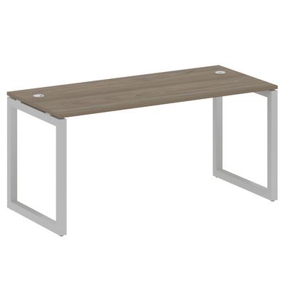 Metal System Quattro 5x5 50БО.СП-4 (Вяз благородный/Серый) Стол письменный на О-образном м/к
