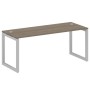 Metal System Quattro 5x5 50БО.СП-5 (Вяз благородный/Серый) Стол письменный на О-образном м/к